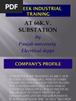 Sub Station Training Report