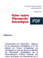 Taller Sobre Planeacion Estrategica