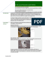 Guidance On The Use of Excavator Quick Hitches