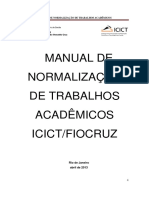 Manual Normalizacao Icict