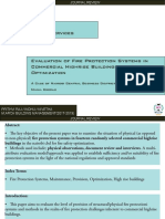 Evaluation of Fire Protection Systems in Commercial Highrises