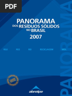 Panorama dos Resíduos Sólidos no Brasil