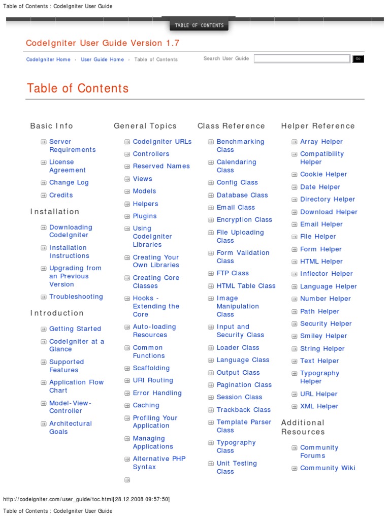 Codeigniter Official Php Indemnity