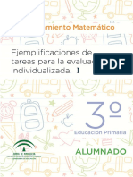 Razonamiento Matematico. 3º EP Alumnado y Profesorado