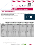 Axe j - Info Trafic Orleans-Vierzon-Argenton Sur Creuse (Limoges) Du 21 09 2017 v1