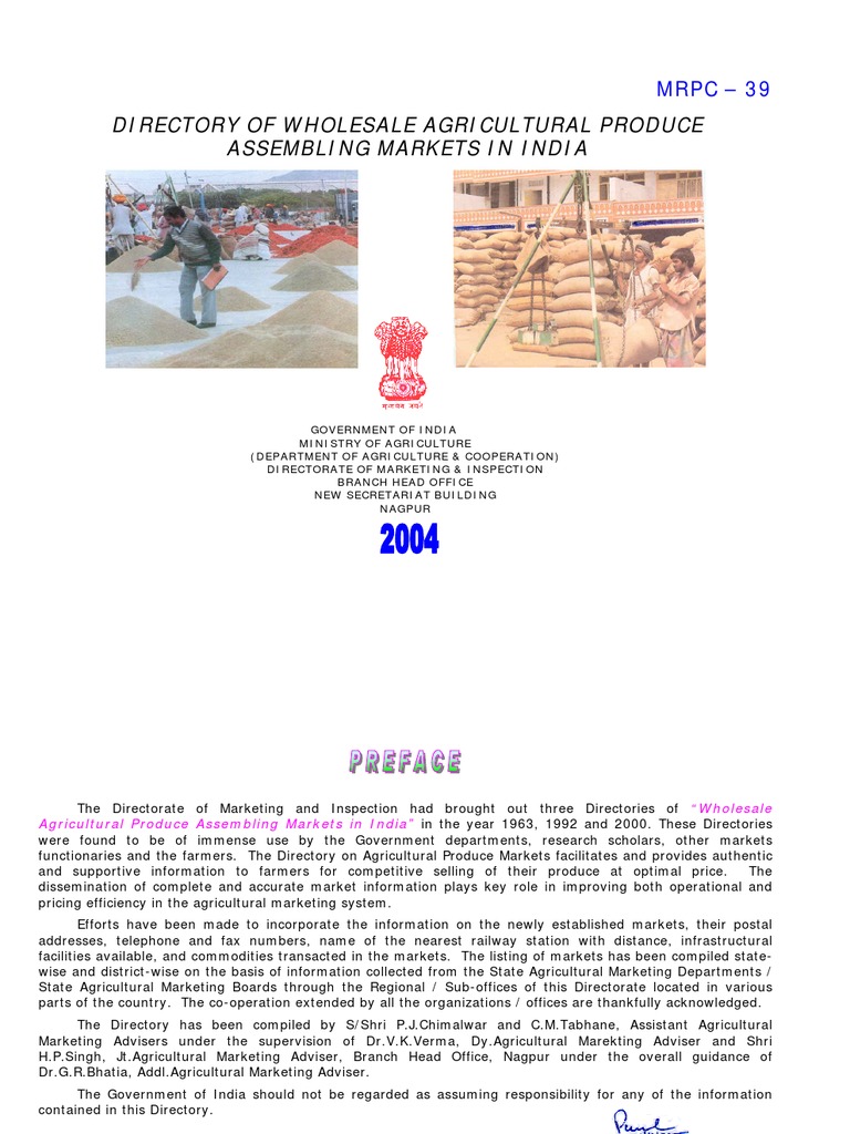 Mandi Directory Domesticated Plants Agronomy
