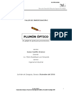 Formato de Protocolo de Investigacion, Plumon Optico