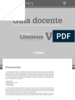 Guía docente de Literatura V para voces realistas, fantásticas y de ciencia ficción