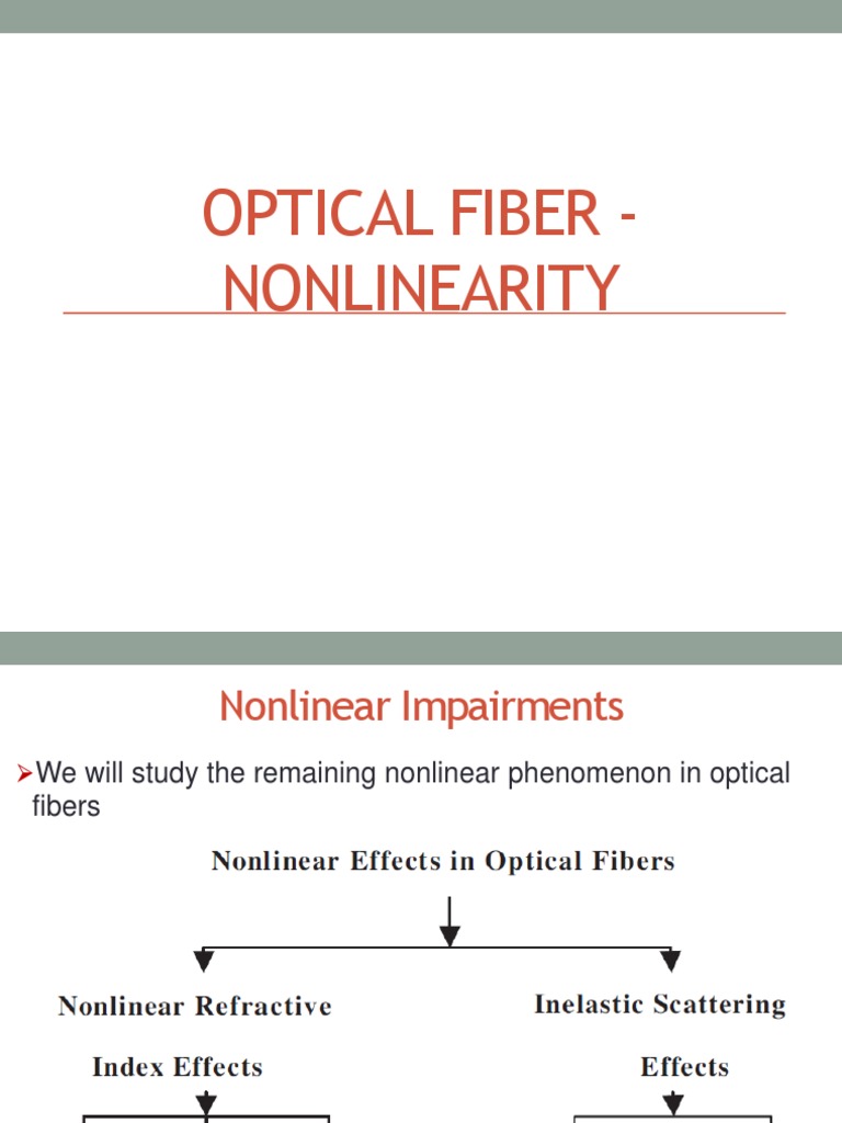 Lecture 91011 PDF Optics Optical Fiber
