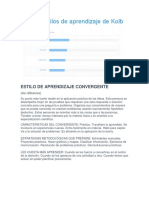 Test de Estilos de Aprendizaje de Kolb SOFIA