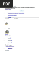 Keyboard Shortcuts: Twitter