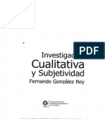 Investigación Cualitativa y Subjetividad. Cap. 1 González Rey