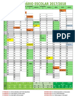 Calendário Escolar Ano Letivo 2017-2018 Final