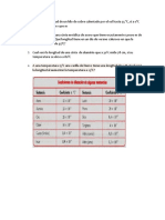 Calcular La Longitud de Un Hilo de Cobre Calentado Por El Sol Hasta 55