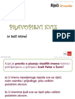 Pravopisni Kviz 6. R