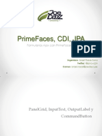 PrimeFaces, CDI, JPA Formularios Ajax