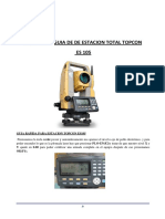 Guia Rapida Estacion Total TOPCON ES-105 Col Replanteo