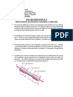 Deformaciones elementos carga axial