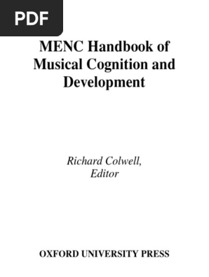 Richard Colwell Menc Handbook Of Musical Cognition - 
