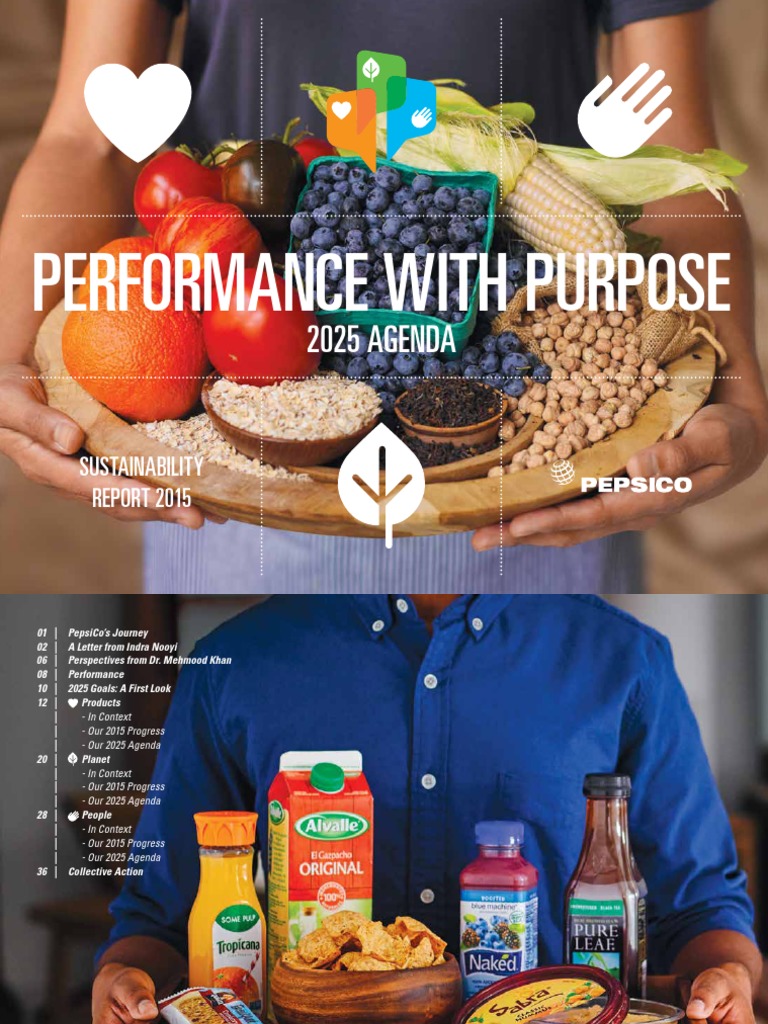 Pepsico Sustainability Report 2015 and - 2025 Agenda | PDF | Pepsi Co ...