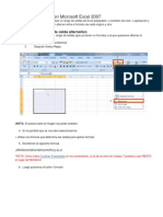 Celda Parpadeante en Microsoft Excel 2007