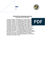 MHHS December 2017 SAT Prep Class Dates and Times