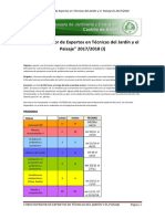 2017-2018 Curso Superior de Expertos en Técnicas Del Jardín y Paisaje-I