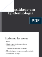 Causalidade em Epidemiologia