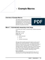 Measure and analyze example macros