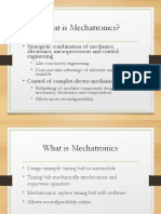 What Is Mechatronics?: Synergistic Combination of Mechanics, Electronics, Microprocessors and Control Engineering