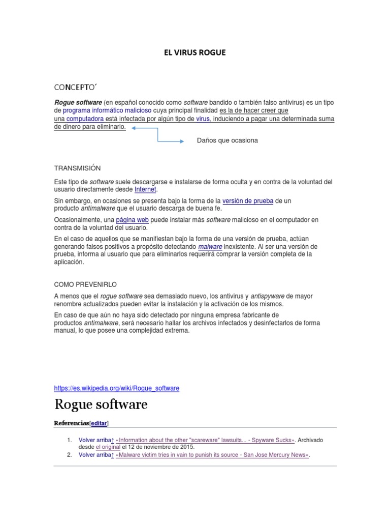 El Virus Rogue | PDF | Malware | Seguridad de la red informática