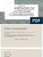 Propiedades de Sucesiones Convergentes