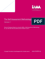 General Guidance Notes For Using The SAM A Self-Assessment Methodology For Use With BSI PAS 552008