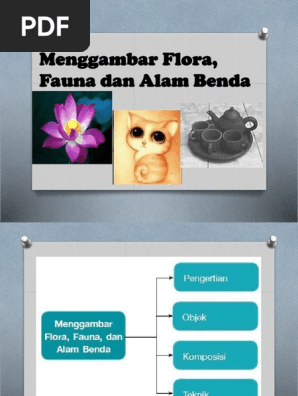 Menggambar Flora Fauna Dan Alam Benda