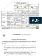 Rubrica de Evaluación (Tutor Empresarial)