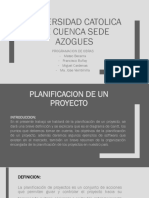 Planificacion de Un Proyecto