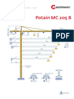 Grua Potain MC205B PDF