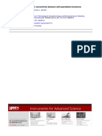 Demonstration of Electrical Connectivity Between Self-Assembled Structures