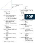 Mock Board Examination in Electronics D PDF