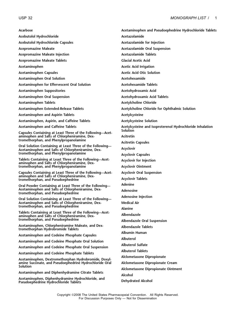 Usp 32 PDF | PDF