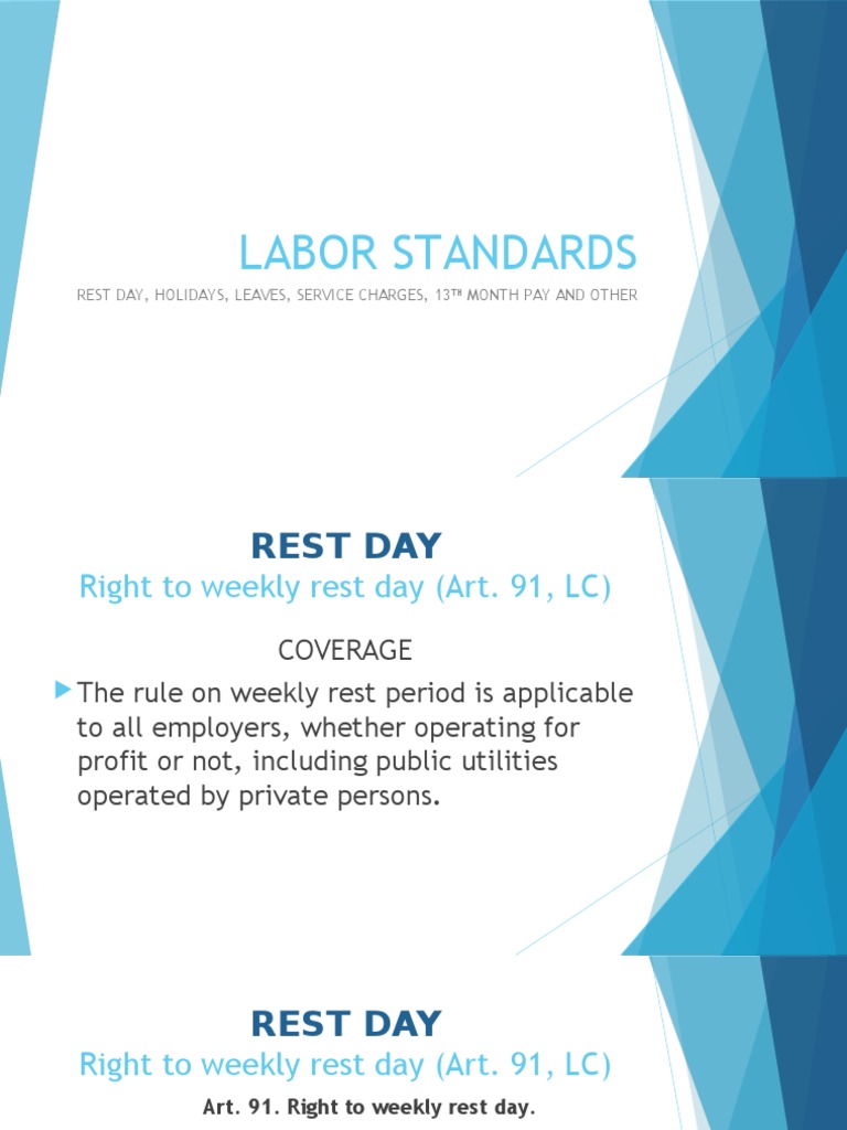 Rest Day Rights and Regulations in the Philippines | PDF | Working Time ...