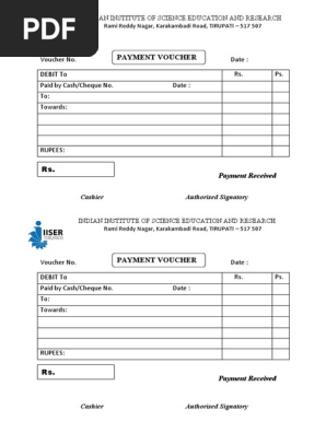 Payment Voucher