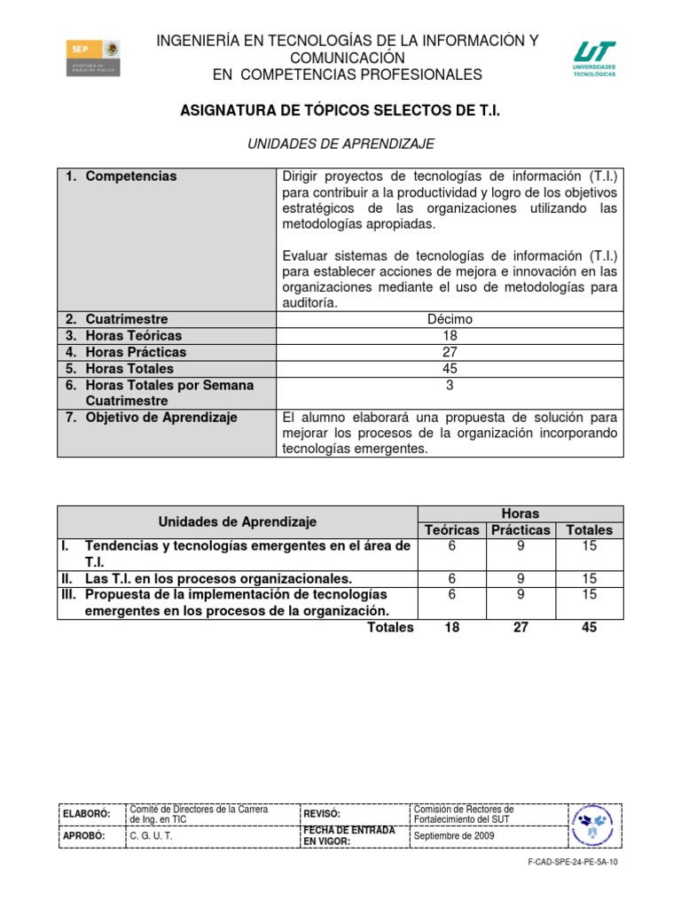 20 Topicos Selectos de TI PDF | PDF | Tecnología de información y ...