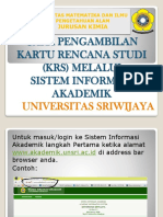 Cara Pengambilan Kartu Rencana Studi (KRS) Maba 2014 - 2015