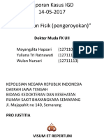 Laporan Kasus IGD Kekerasan Fisik 1