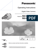 NV-GS37EB NV-GS27EB: Operating Instructions