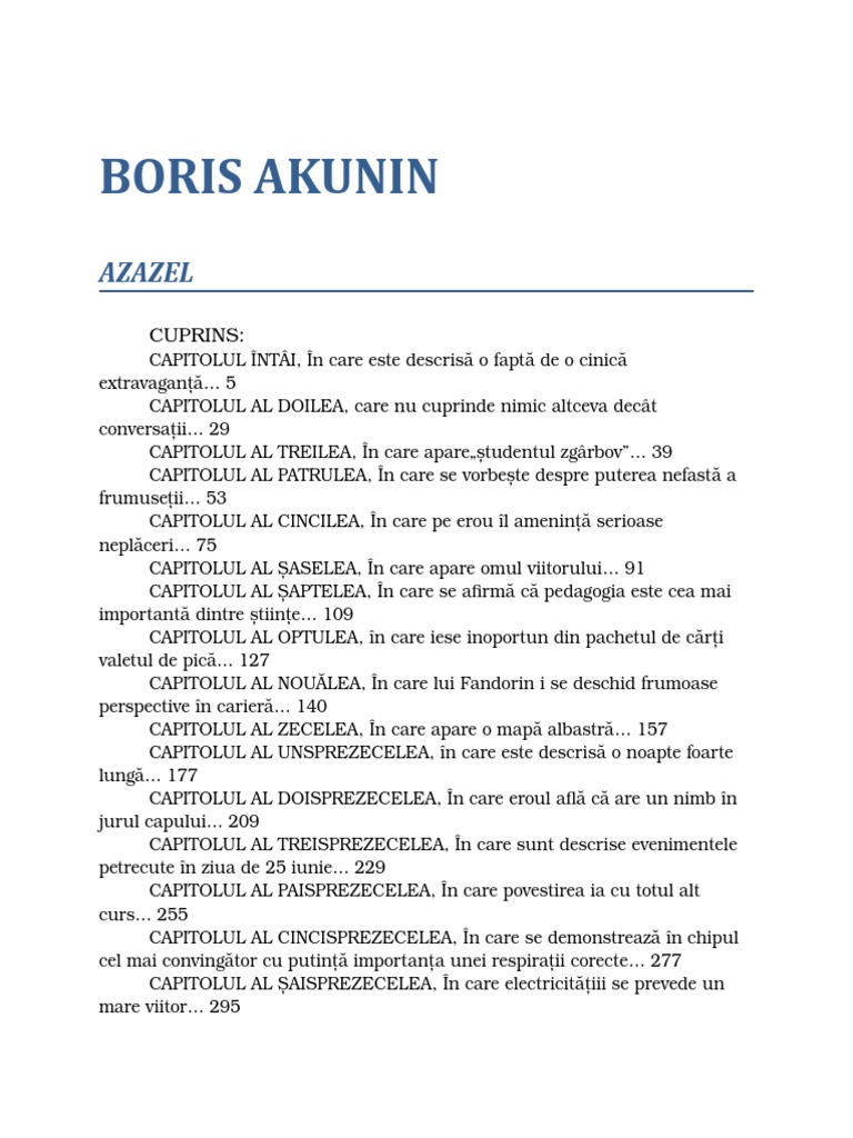 Boris Akunin Azazel