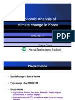 Economic Analysis of Climate Change in Korea