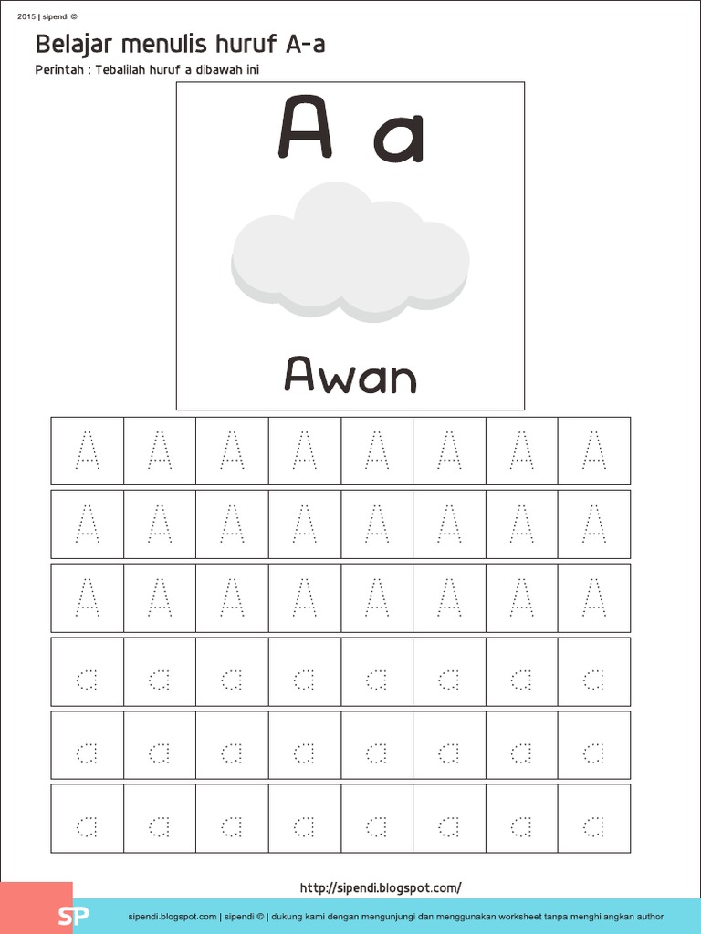 belajar menulis huruf a pdf belajar menulis huruf a pdf