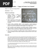 Poesia na Calçada - Plano de Aula